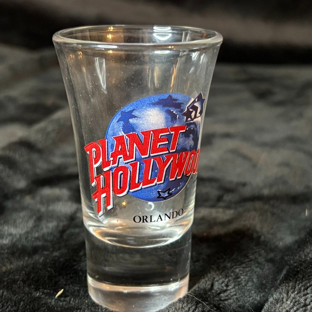 Planet Hollywood Orlando Fluted Collectible Shot Glass